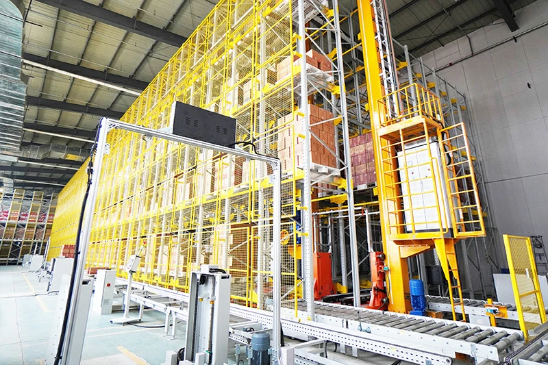 Automated food and beverage warehouse logistics